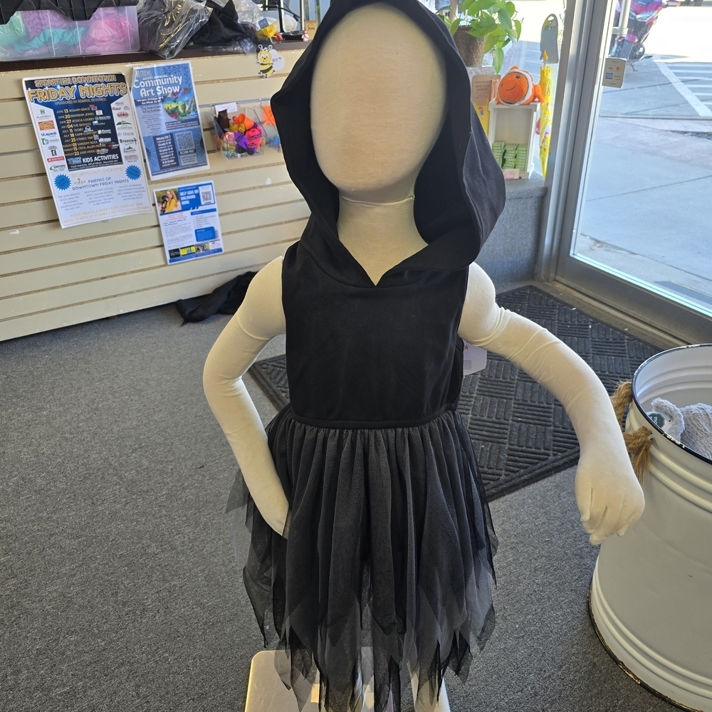 Kids Black Hooded Witch Costume By SIAOMIMI PLAY